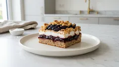 Pflaumen-Streuselkuchen vom Blech: saftig mit Baiser-Schicht und knusprigen Streuseln