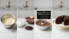 Aschkuchen mit Schokolade: saftiger Napfkuchen, der lange frisch bleibt