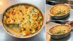 Gemüsegratin mit Kohlrabi & Fenchel – saftig, cremig und in 30 Minuten im Ofen