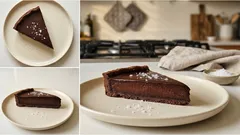 Schokoladenkuchen mit Mürbeteig – so wird die Füllung schön cremig und schnittfest