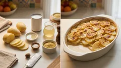 Veganer Kartoffelauflauf mit Kokosmilch – cremig, würzig und ganz einfach