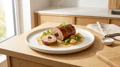 Sauerkrautrouladen mit Kalb und Pflaumen – ein unkompliziertes Schmorgericht im Bräter