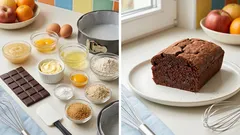 Saftiger Schokokuchen mit Apfelmus – einfacher Rührkuchen, der immer gelingt