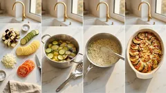 Mediterraner Gemüseauflauf mit Mozzarella – cremig, saftig und aus dem Ofen