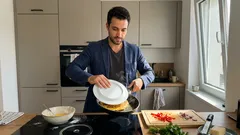 Kartoffelomelett aus der Pfanne: der 15‑Minuten‑Pfannenfladen mit Käse