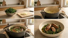 Grünkohl mit Pinkel wie im Norden – langsam geschmort, schön deftig und einfach