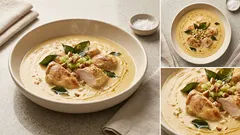 Chicken Korma wie im Restaurant – mildes Hähnchencurry mit Joghurt & Kokos